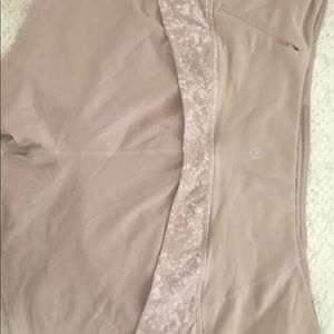 Lululemon nude pink shorts